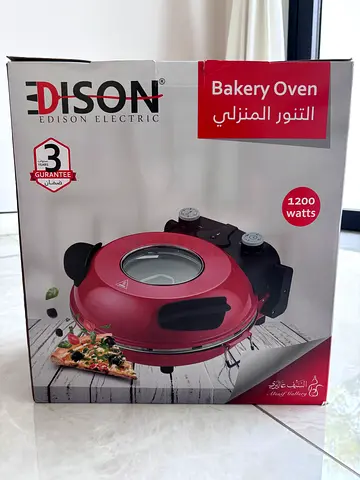Edison Electric Bakery Oven 1200W - Red (New in Box)