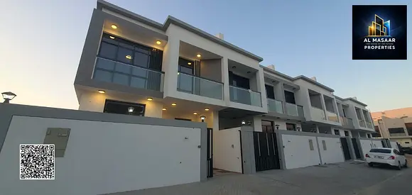 Townhouse for sale in Ajman – Al Bahia area | 5 bedrooms, majlis, living room and roof terrace | Freehold ownership for all nationalities | Price incl