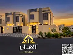 For sale: Corner villa near the mosque. Located in Ajman. Super deluxe construction and finishing, p