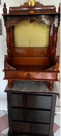 Temple TeakWood and Stand(Base) Wooden