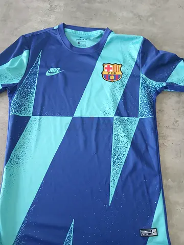 Nike FC Barcelona Football Jersey - Blue/Teal, Size M