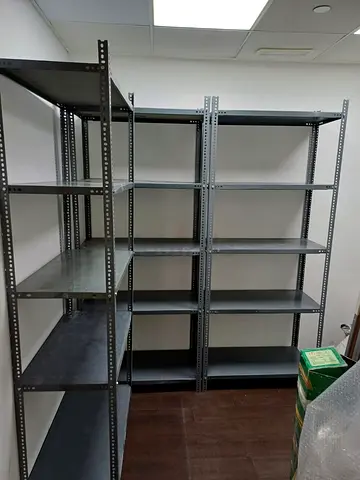 Heavy Duty Metal Storage Shelving Unit - Set of Industrial Racks