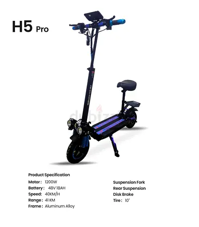 Windhorse H5 PRO Electric Scooter 1 YEAR WARRANTY