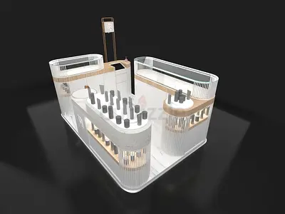 Luxury kiosk model