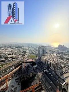 For Annual Rent – Spacious 3BR Master Apartment with Sea View in Ajman One Towers.