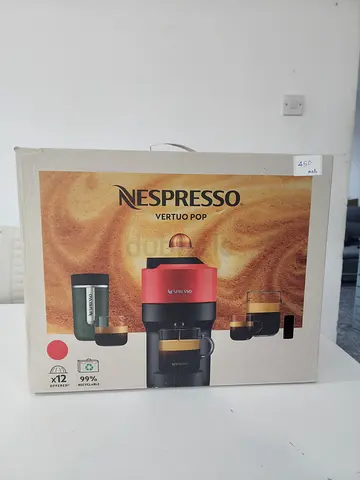 Nespresso Vertuo Pop Coffee Machine (boxed) - Red