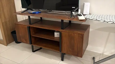 Premium Unused Tv Stand ( Wooden finish )