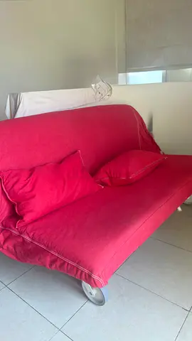 Ikeas Futon , hardly used . A year old . Selling price 500/- DM now if interested.