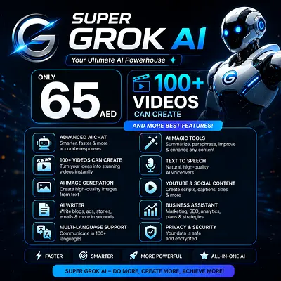 Super Grok Ai (100+ Video Generations)