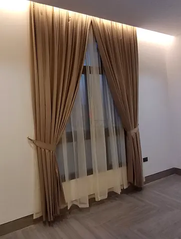 Curtains with Sheer Lining - Pair