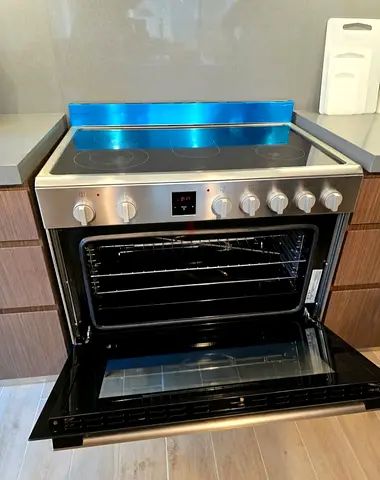 .Professional BOSCH 90×60cm 5 Hobs Full Electric Ceramic Cooker Range