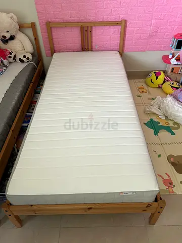 2 IKEA Bed Frames + Mattresses for Sale