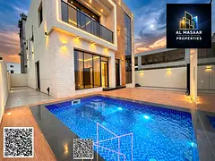 For sale, including registration fees, a villa near the mosque. One of the most luxurious villas in
