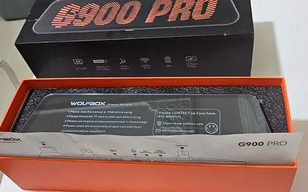 Wolf Box G900 Pro Mirror Dash Cam 12 inches
