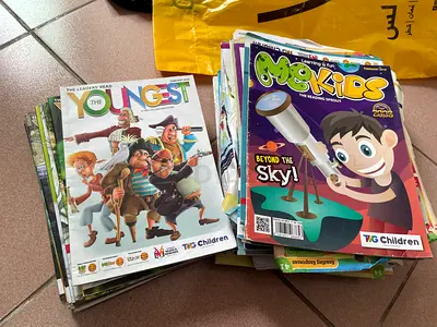 Children’s magazine about 50 books