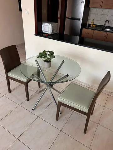 Dining table with 2 chairs | Must go today
