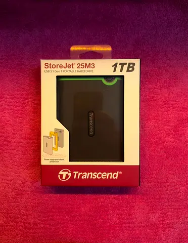 (BRAND NEW) Transcend 1TB External Hard Drive