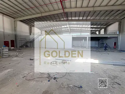 199 kW Power | Independent Industrial Warehouse Equipped with Offices and a Showroom for Annual Rent in Umm Al Quwain | Ready for Handover