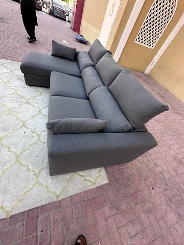 Ikea Eskelstuna L shape sofa bed Dark grey Excellent Condition