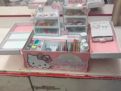 Hello Kitty Play Café Set – Pretend Play Bakery and Cash Register