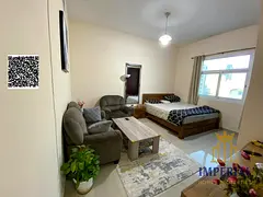 A studio flat with a separate kitchen and central air conditioning, located next to the Sheikh Rashi