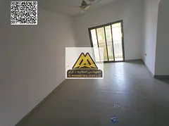 A 1-bedroom apartment with a living room for annual rent in Al Jurf 3 – Ajman. It features central