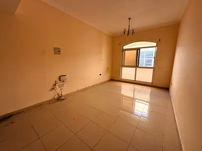 Studio Al Qulaya near Heerah Beach, AED 24,000 yearly, 6 cheques, family-friendly, quiet area.