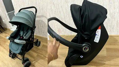 Baby stroller and infant car seat