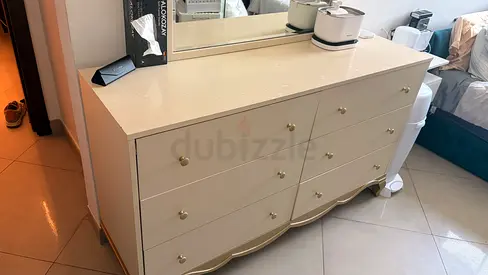 Dresser with mirror