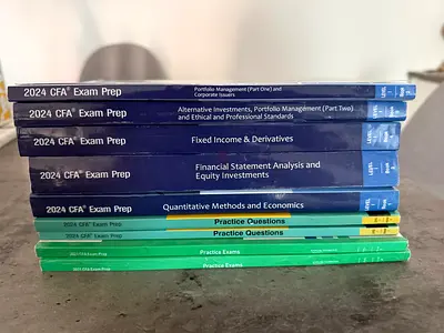 KAPLAN SCHWESER CFA 2024 BOOKS FOR SALE!
