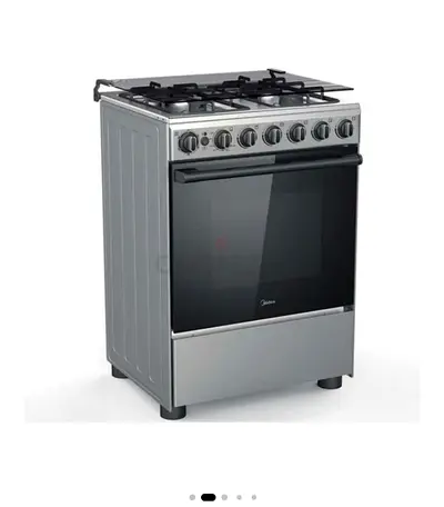 Used Stainless Steel Free-Standing Gas Cooker with Oven