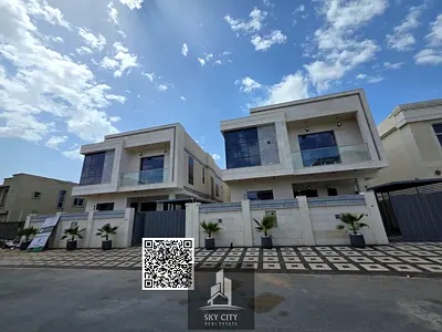 A villa on the main street, ready to move into, with all registration and ownership fees included, in one of Ajman's most prestigious areas. Freehold