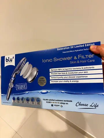 Shower head with filter