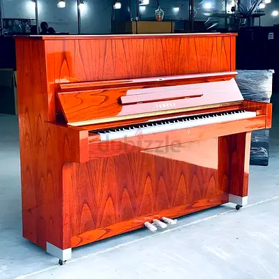 YAMAHA W104 Mindi Colour Upright Piano – Elegant Wood Finish | Classic Japanese