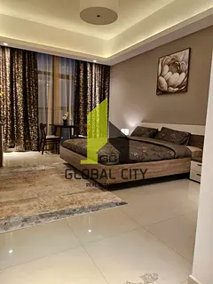 Full open view furnished 1BHK for rent in Gulfa Tower!!