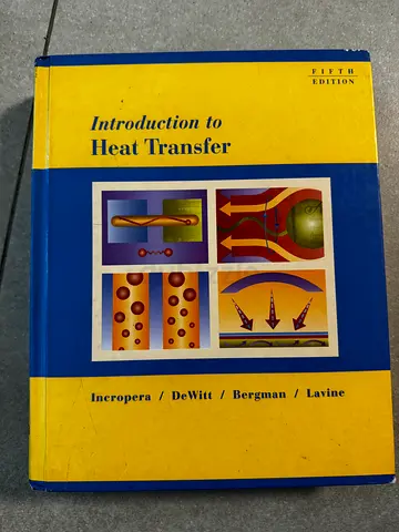 Introduction to Heat Transfer (Engineering Textbook) fifth edition