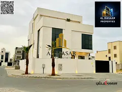 Own your dream villa in the heart of Ajman, close to all services, including electricity, water, air