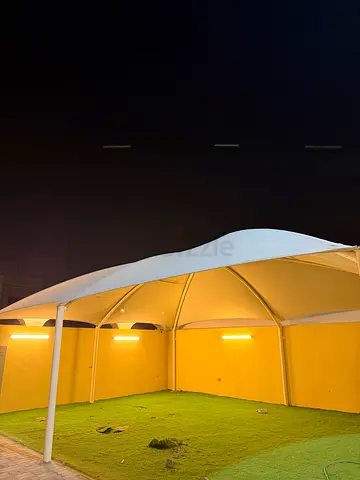 Outdoor Shade Canopy - Tension Fabric Structure