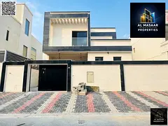 Own a luxury villa in Al Yasmin, Ajman | 4 bedrooms, ground floor, first floor and roof at a competi