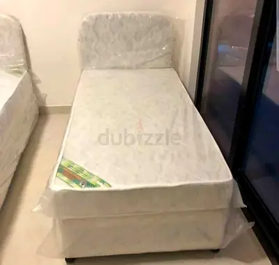 Hotel Style Single Bed with Mattress for Sale