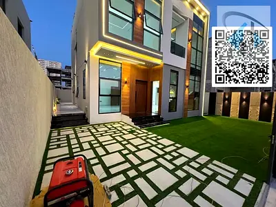Villa for sale directly from the owner at a bargain price, including electricity and water, with no down payment. Located near the mosque, it's one of