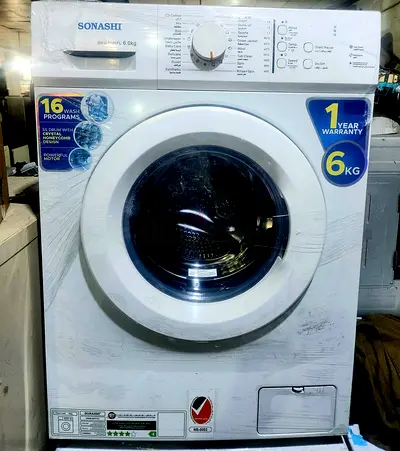 Front Load Washing Machine - 6kg, 16 Programs (Good Working Condition)