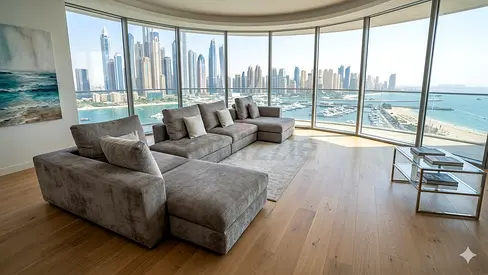 Saba Italian Premium quality U shape sofa