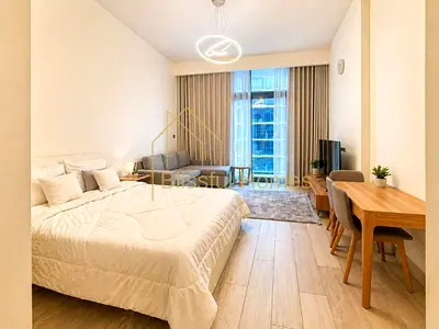 استوديو مفروش فاخر للإيجار في عزيزي ريفييرا