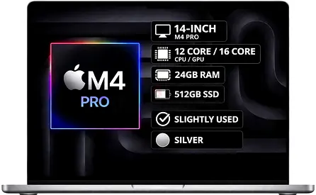 MacBook Pro 14” M4 Pro | 24GB RAM | 512GB SSD