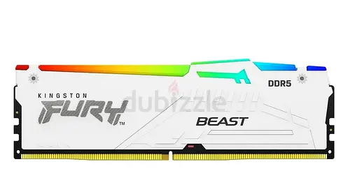 Kingston FURY Beast DDR5 White RGB (32GB) Desktop RAM Module