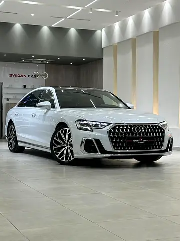 Audi A8L 60 TFSI 4.0L 8 Cylinder Twin Turbo ,2023 Model, Gcc Specification, Very Good Condition