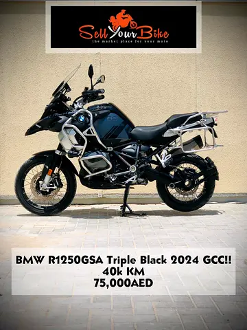 BMW R1250GSA Triple Black 2024 GCC Under Warranty