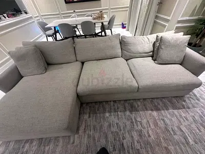 Crate and Barrel lounge deep L Shape Sofa