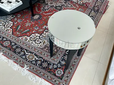 MIRRORED SIDE TABLE - 30 AED